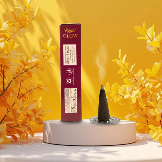 Royal Glow 2 in 1 Wet Dhoop - (10 Sticks)
