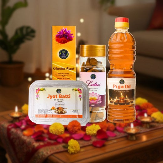 Lotus Masala dhoop cones & Jot batti & Pooja Oil