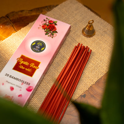 Mystic Rose Bamboo-less Incense Sticks