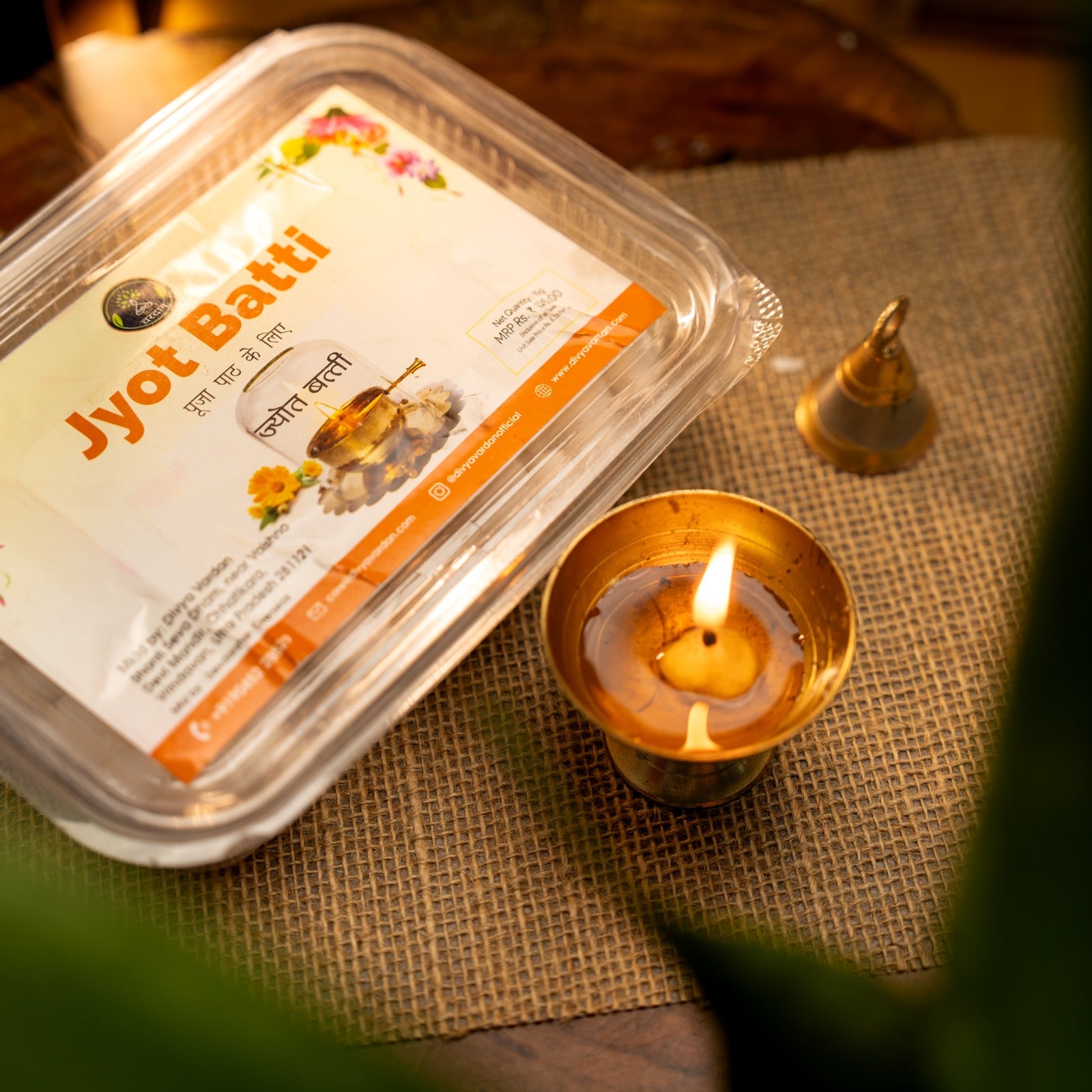 Pure Cotton Wicks for Daily Diya Lighting & Pooja Rituals