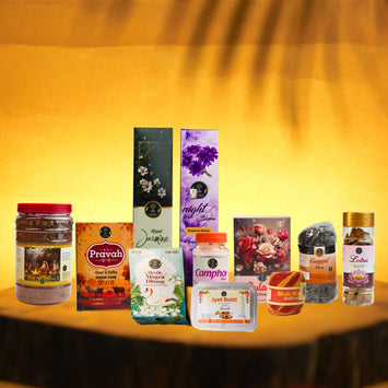 Puja Essentials Combo (10-in-1 Complete Ritual Kit)
