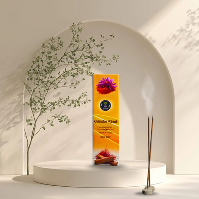 Chandan Kesar Bamboo-less Premium Sticks