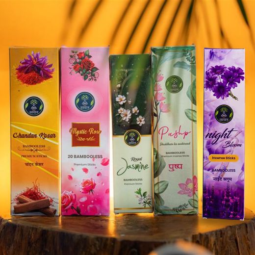 All 5 Agarbatti Combo Pack