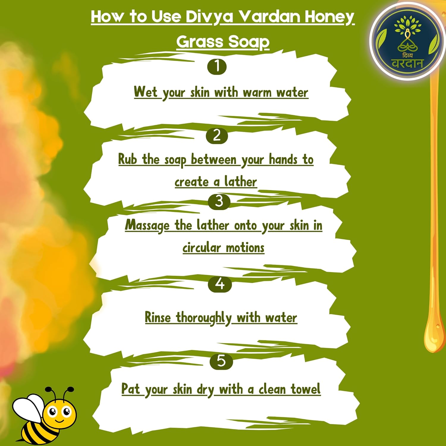 Divya Vardan Honey Grass Soap – (75g)